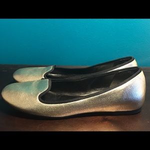 Cole Haan Nike Air Gold Flats